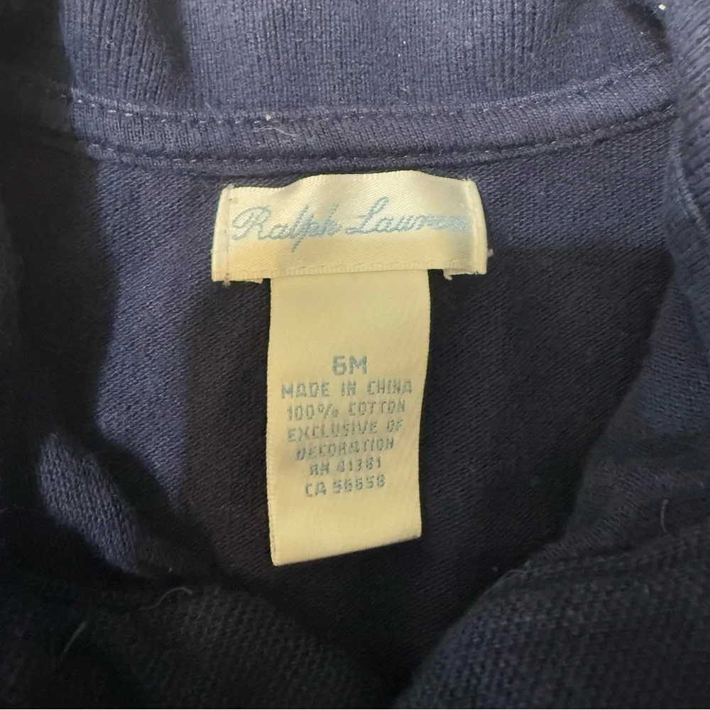 Ralph Lauren Soft Cotton Polo Shortall size 6M‎